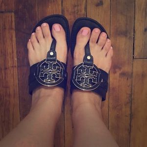 Black Tory Burch sandals